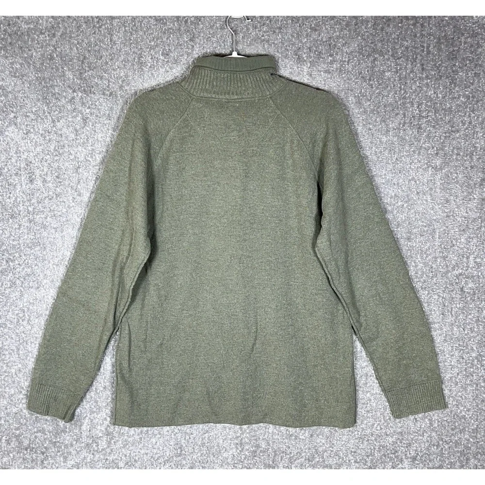 The North Face A5 Series Wool Blend 1/4 Zip Mock Neck Knit Sweater Mens‎ Size XL